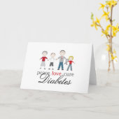 Diabetes Karte (Gelbe Blume)