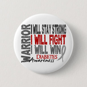 Diabetes-Krieger Button