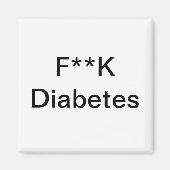 Diabetes-Magnet Magnet (Vorne)