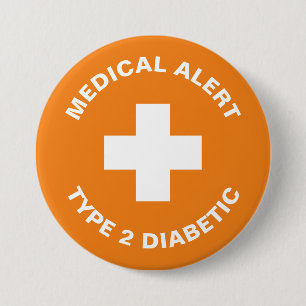 Diabetes Medianes Warnhinweis Typ 2 Diabetisches O Button