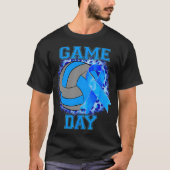 Diabetes mellitus blondes Game Day T-Shirt (Vorderseite)