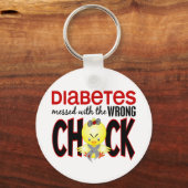 Diabetes mit dem falschen Schwanz Schlüsselanhänger (Vorderseite)