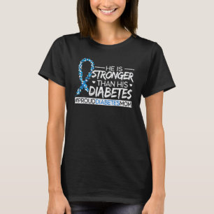 Diabetes-Mutter Diabetiker-Kriegerin T-Shirt