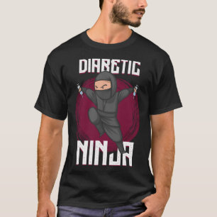 Diabetes Ninja Typ Zwei Diabetes Kämpfe Stealth N T-Shirt