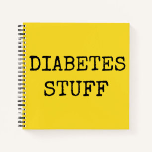 Diabetes-Notizbuch Notizblock