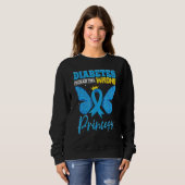 Diabetes Picked The Wrong Princess  T1D Diabetes A Sweatshirt (Vorne ganz)