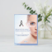 Diabetes Postkarte (Stehend Vorderseite)