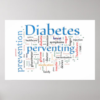Diabetes-Prävention Poster