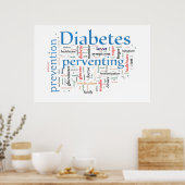 Diabetes-Prävention Poster (Küche)