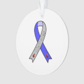 Diabetes Ribbon Ornament (Vorderseite)