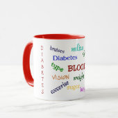 Diabetes Ringer-Tasse Tasse (Vorderseite Links)