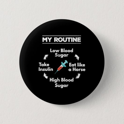 Diabetes Routine Insulin Injektionsnadel Niedrig Button (Vorderseite)