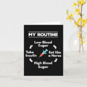 Diabetes Routine Insulin Injektionsnadel Niedrig Karte (Gelbe Blume)
