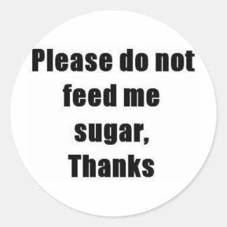 Diabetes Runder Aufkleber