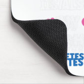 Diabetes Sein Kampf ist mein Kampf Bewusstsein Mousepad (Ecke)