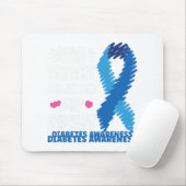 Diabetes Sein Kampf ist mein Kampf Bewusstsein Mousepad (Mit Mouse)
