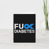 Diabetes-Sensibilisierungsband Typ 1 Zwei 2 T1D Karte (Vorderseite)