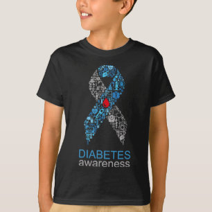 Diabetes-Sensibilisierungskampagne zum Weltdiabete T-Shirt
