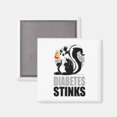 Diabetes-Stinten Magnet (Vorderseite/Rückseite)