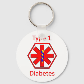 Diabetes-Symbol Schlüsselanhänger