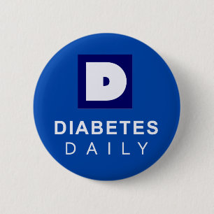 Diabetes-täglicher Knopf Button