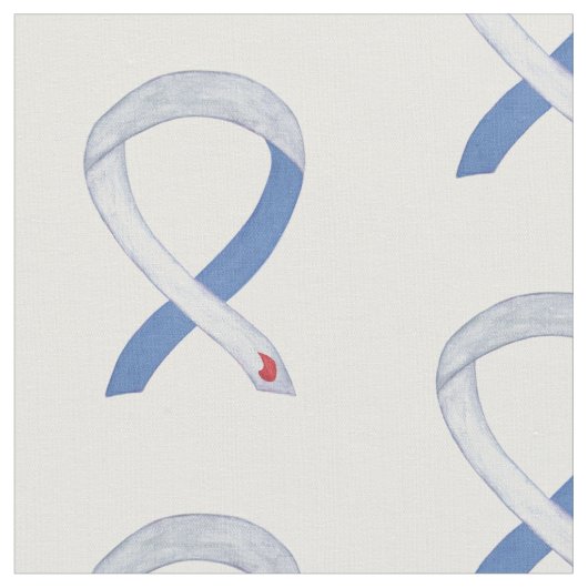 Diabetes Typ 1 Bewusstseinsband Custom Fabric Stoff (Nahaufnahme)