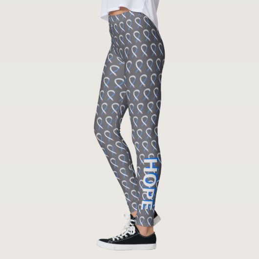 Diabetes Typ 1 Bewusstseinsbildung Band Custom Leg Leggings (Links)