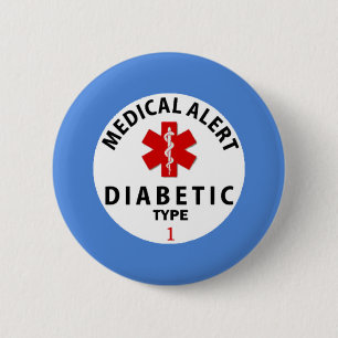 DIABETES-TYP 1 BUTTON