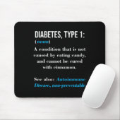 Diabetes Typ 1 Definition Autoimmunerkrankung Mousepad (Mit Mouse)
