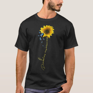 Diabetes Typ 1 Ein Bewusstsein für das Shirt Sonne