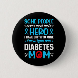 Diabetes Typ 1 Mama - Frauen T1 Diabetes A Button