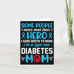 Diabetes Typ 1 Mama - Frauen T1 Diabetes A Karte