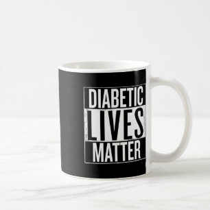 Diabetes Typ 1 und Typ 2 Kaffeetasse