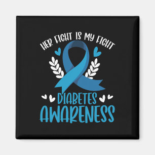 Diabetes unterstützt seinen Kampf ist mein Kampf g Magnet
