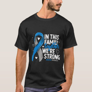 Diabetes-Unterstützung Familie Diabetiker T2d T1d T-Shirt