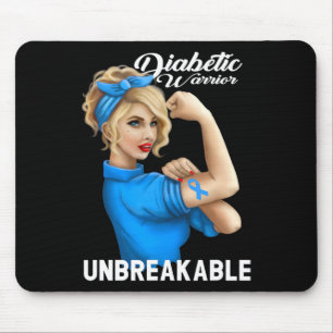 Diabetes Warrieness Insulin Diabetiker Typ 1 Mousepad