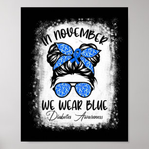 Diabetes Warrior Awareness Diabetische Unterstützu Poster