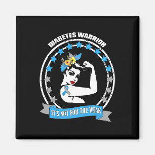 Diabetes Warrior Diabetikerisches Bewusstsein Gesc Magnet