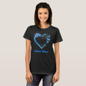Diabetes warrior heart T-Shirt (Vorne ganz)