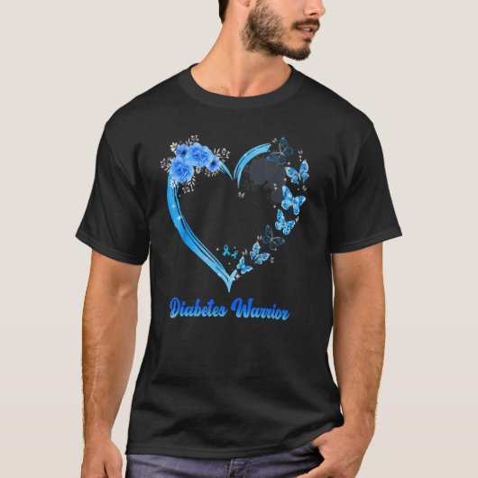 Diabetes warrior heart T-Shirt (Vorderseite)