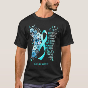 Diabetes Warrior Ich bin die Storm Diabetes Bewuss T-Shirt