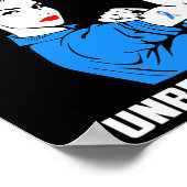 Diabetes Warrior Unbrechbare Diabetes Awareness G Poster (Ecke)