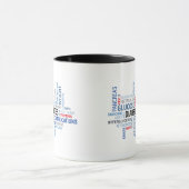 Diabetes Words Combo-Tasse Tasse (Zentrum)