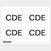 Diabeteslehrer Ovaler Aufkleber (Blatt)