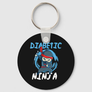 Diabetic Ninja - T1D Blood Sugar Diabetes Awarenes Schlüsselanhänger
