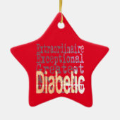 Diabetiker Extraordinär Keramik Ornament (Hinten)