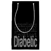 Diabetiker Extraordinär Kleine Geschenktüte (Vorderseite)
