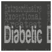 Diabetiker Extraordinär Stoff (Nahaufnahme)