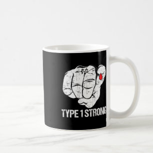 Diabetiker Kämpfer Bewusstsein Diabetes Typ Kaffeetasse