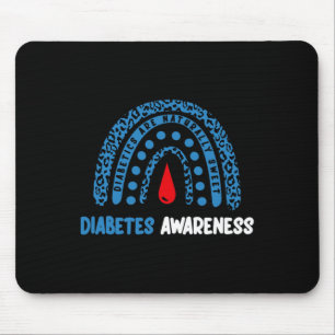 Diabetiker sind natürlich süß - Diabetes-Bewusstse Mousepad